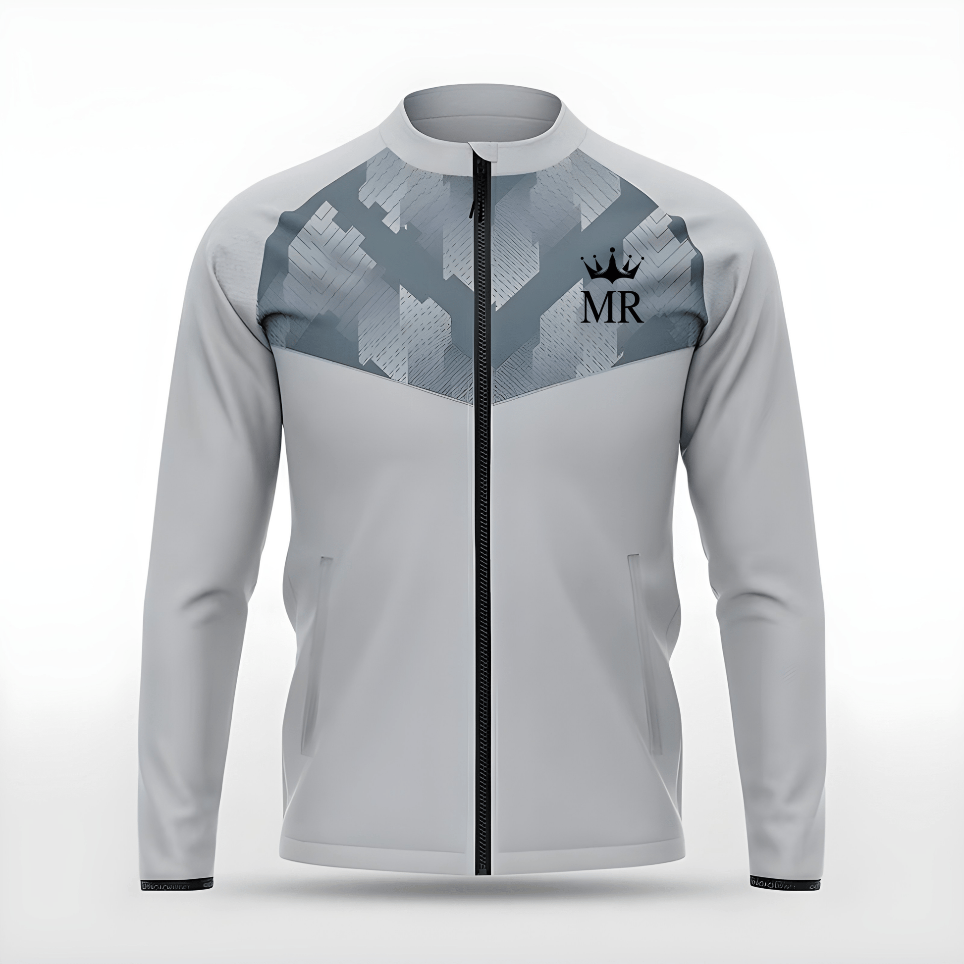 Graue Trainingsjacke - Trend Sportswear