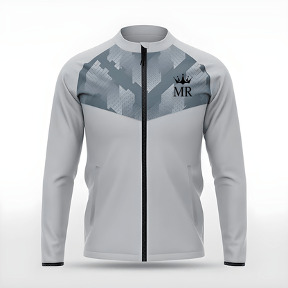 Graue Trainingsjacke - Trend Sportswear