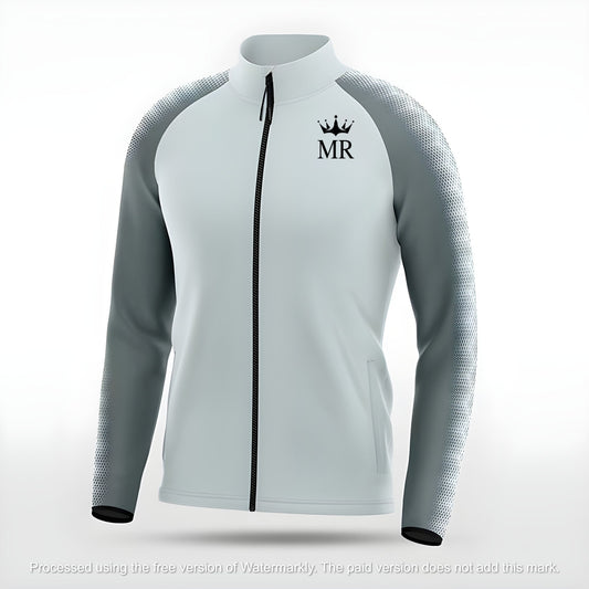 Graue Trainingsjacke - Trend Sportswear