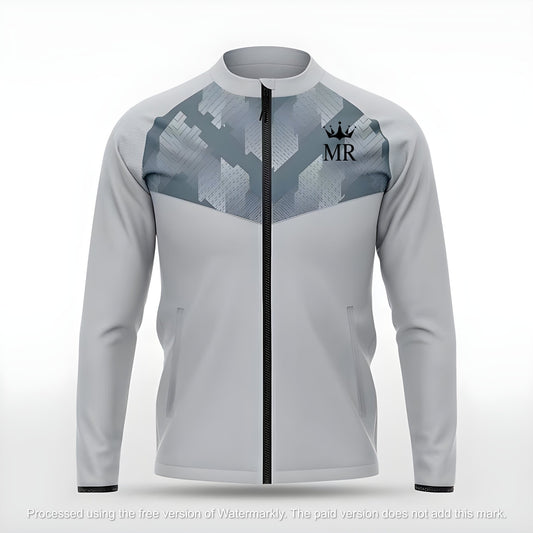 Graue Trainingsjacke - Trend Sportswear