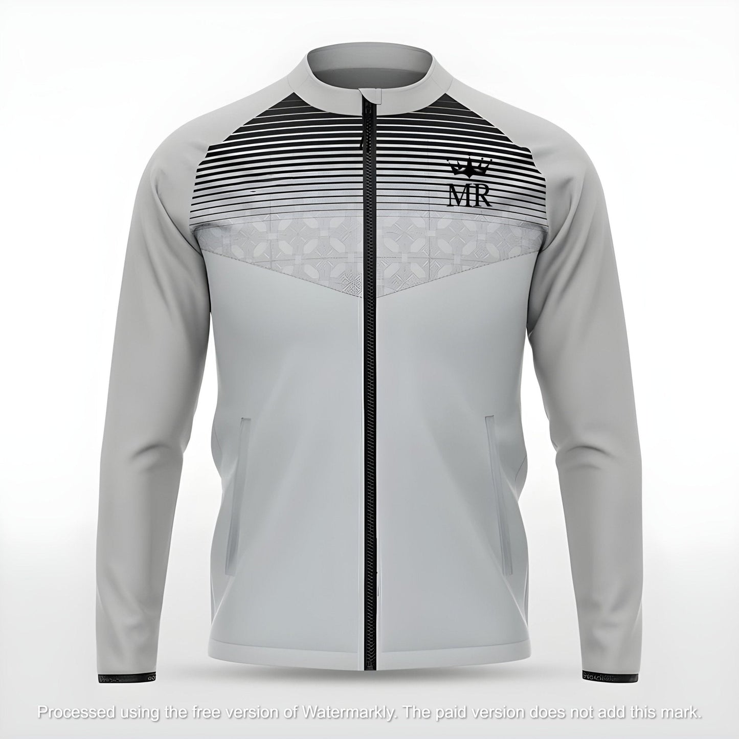Graue Trainingsjacke - Trend Sportswear