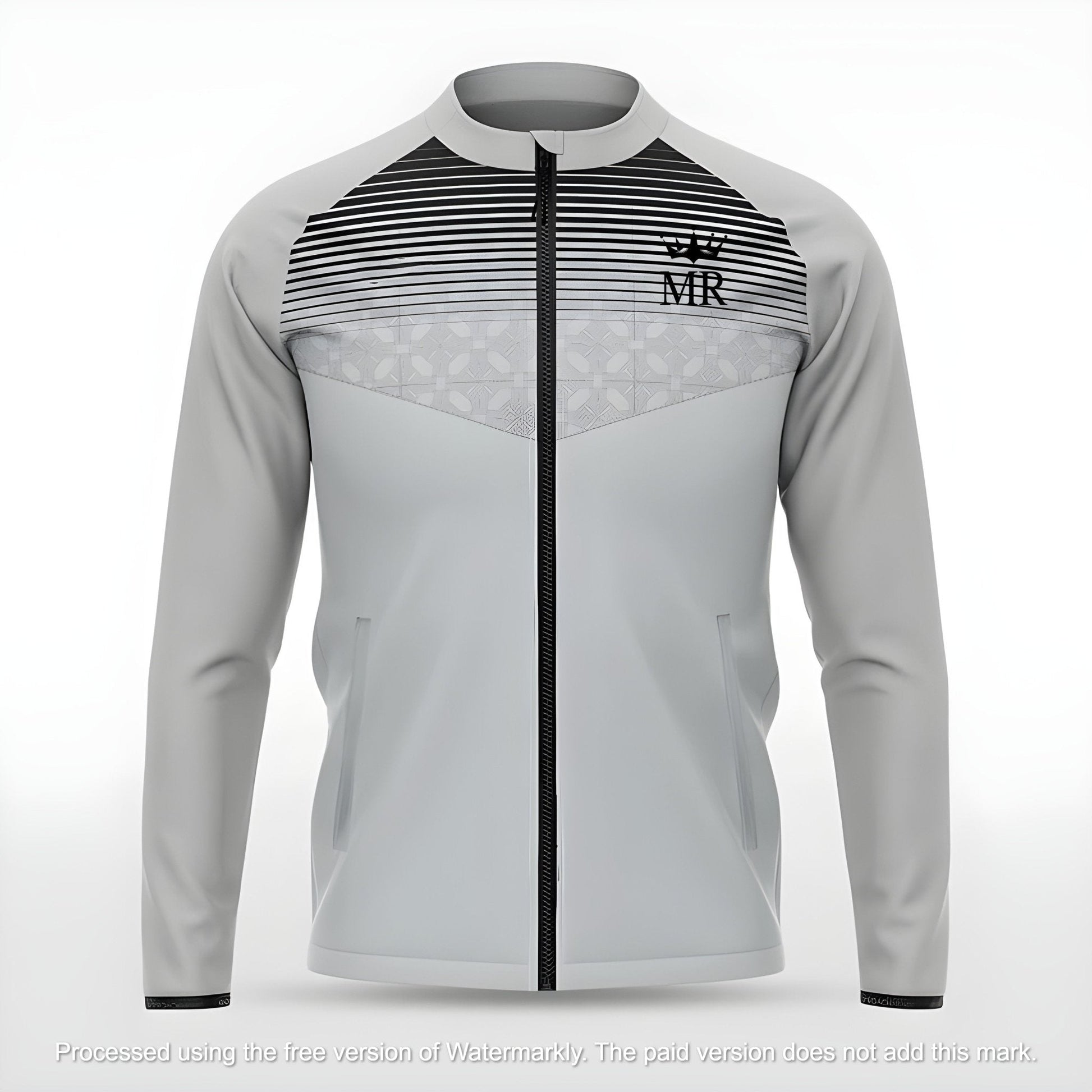 Graue Trainingsjacke - Trend Sportswear