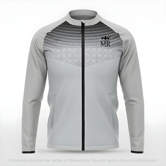 Graue Trainingsjacke - Trend Sportswear