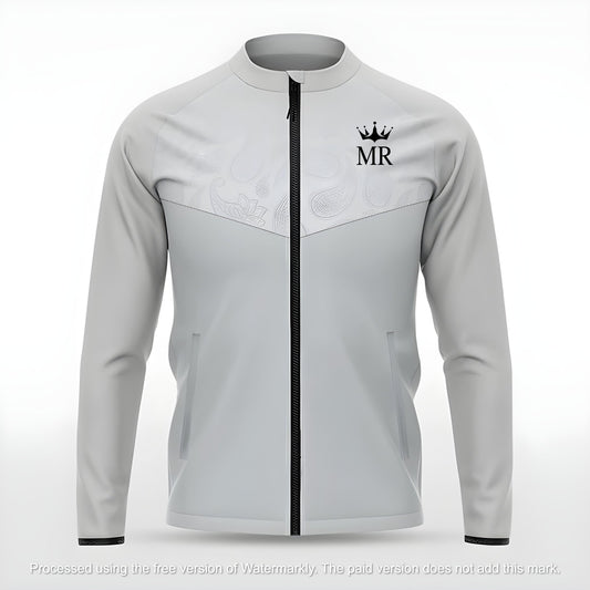 Graue Trainingsjacke - Trend Sportswear