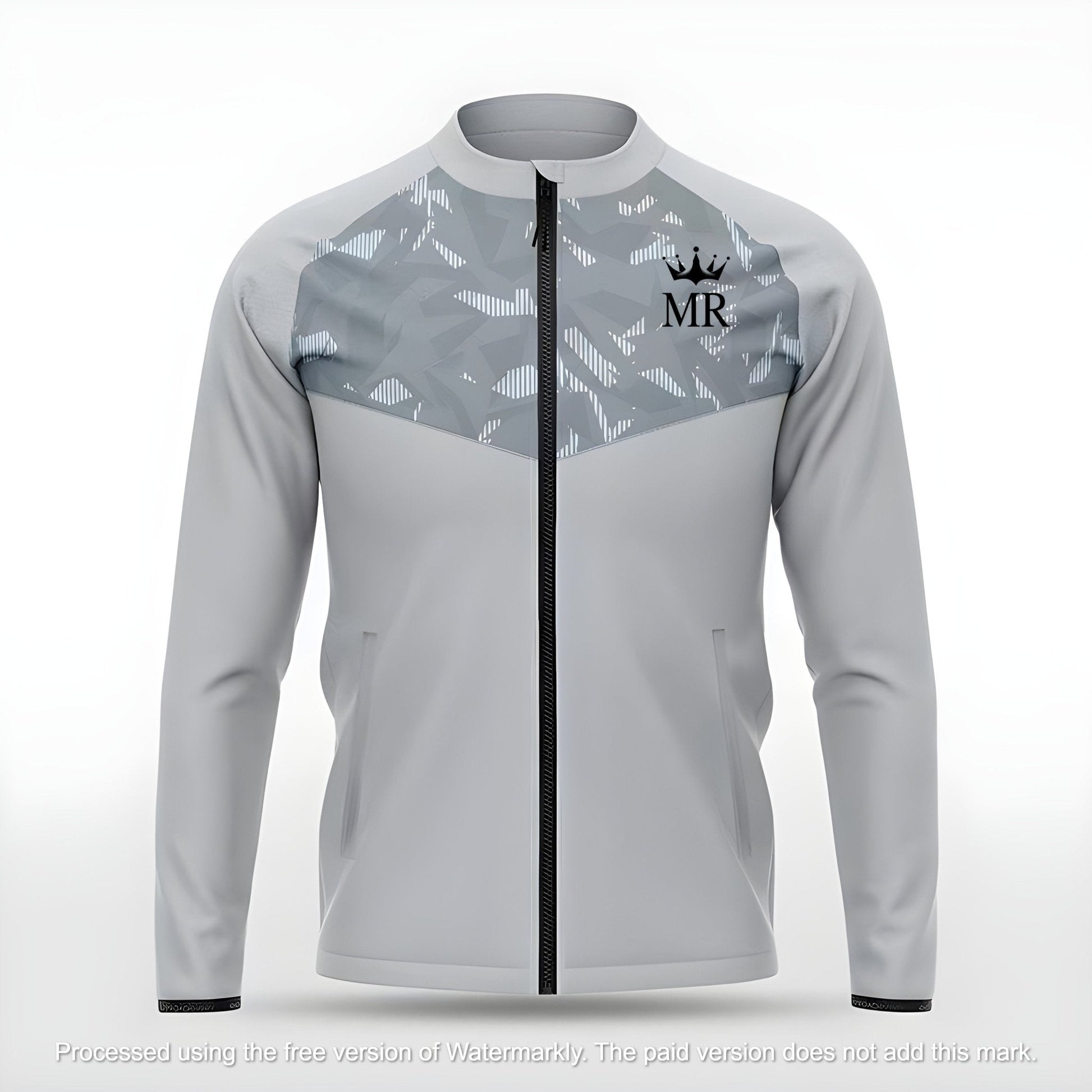 Graue Trainingsjacke - Trend Sportswear