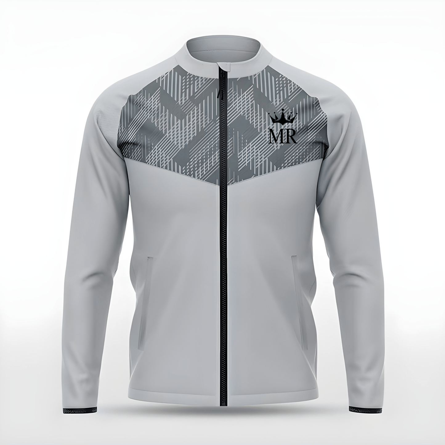 Graue Trainingsjacke - Trend Sportswear