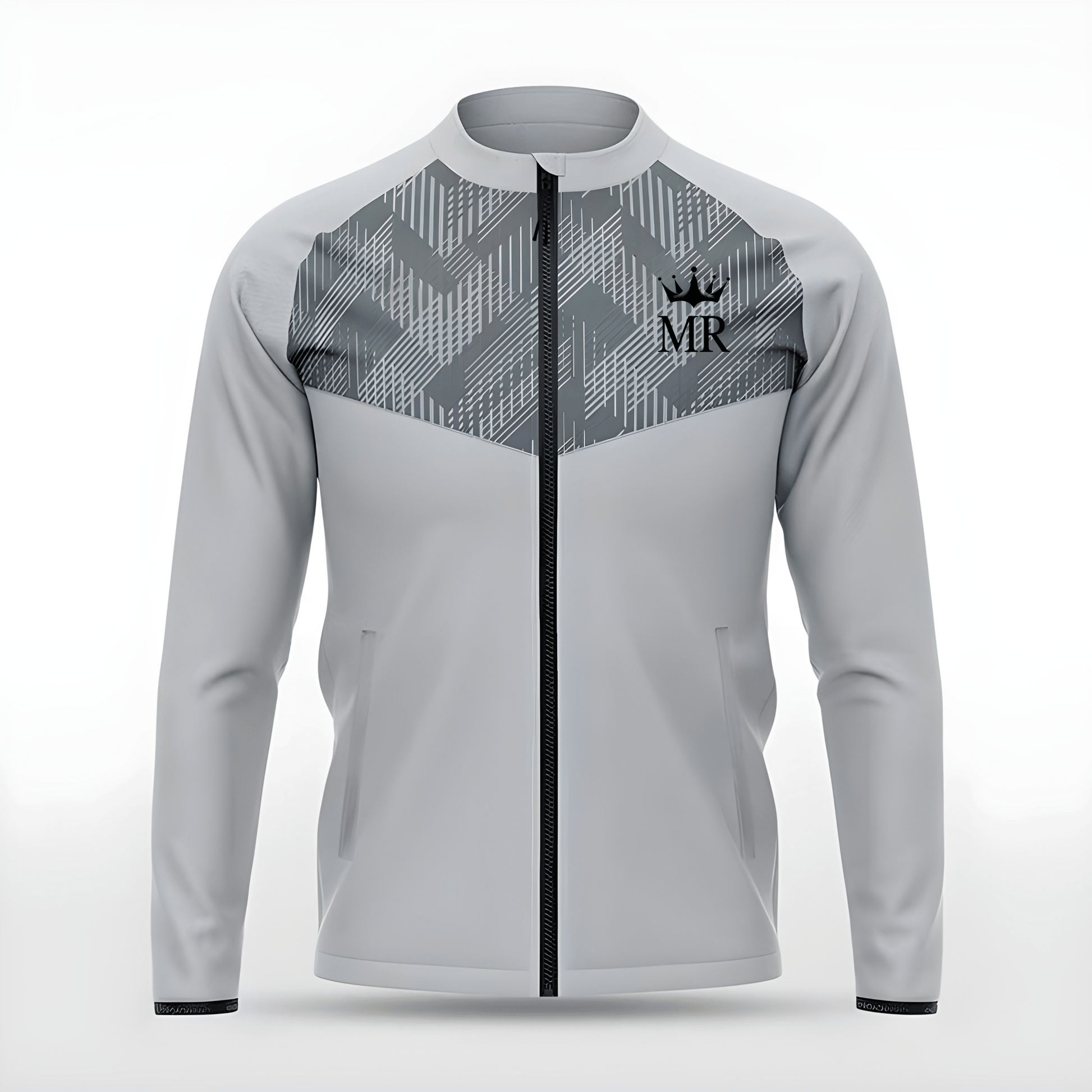 Graue Trainingsjacke - Trend Sportswear