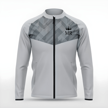 Graue Trainingsjacke - Trend Sportswear