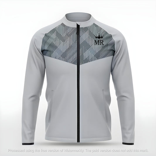Graue Trainingsjacke - Trend Sportswear