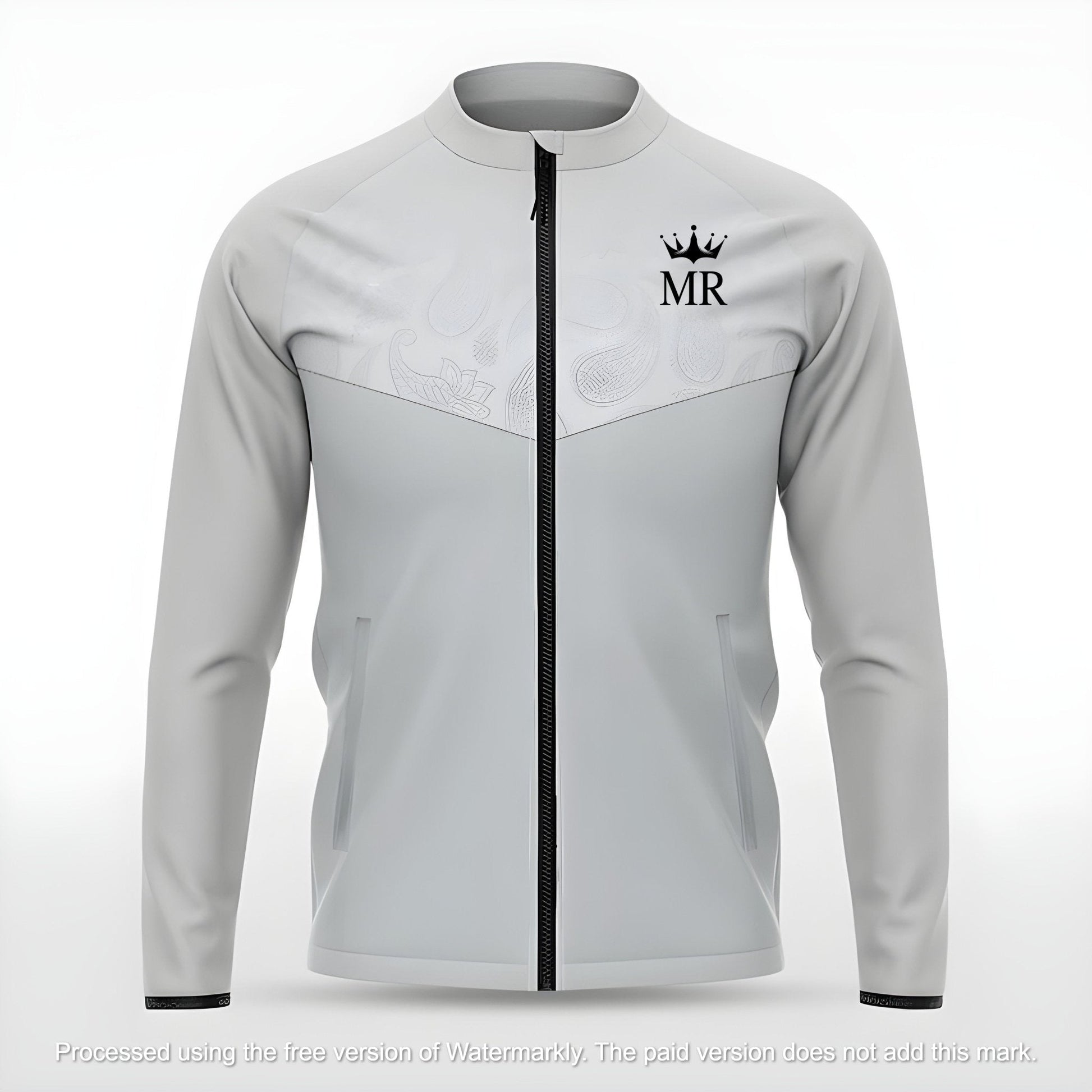 Graue Trainingsjacke - Trend Sportswear