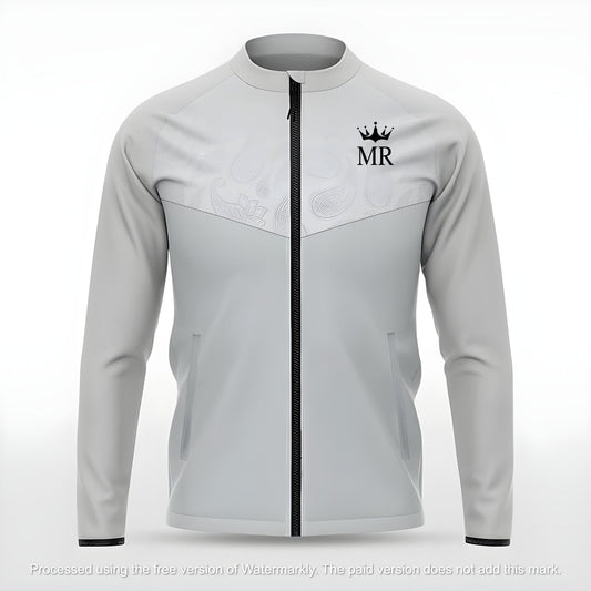 Graue Trainingsjacke - Trend Sportswear