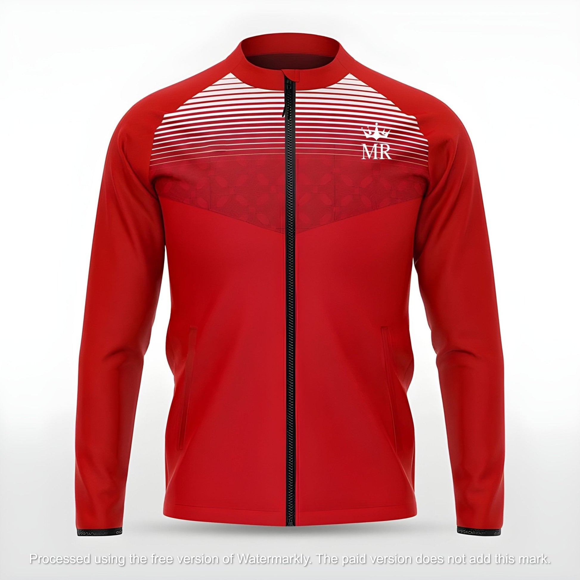 Rote Trainingsjacke - Trend Sportswear