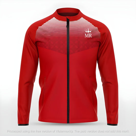 Rote Trainingsjacke - Trend Sportswear