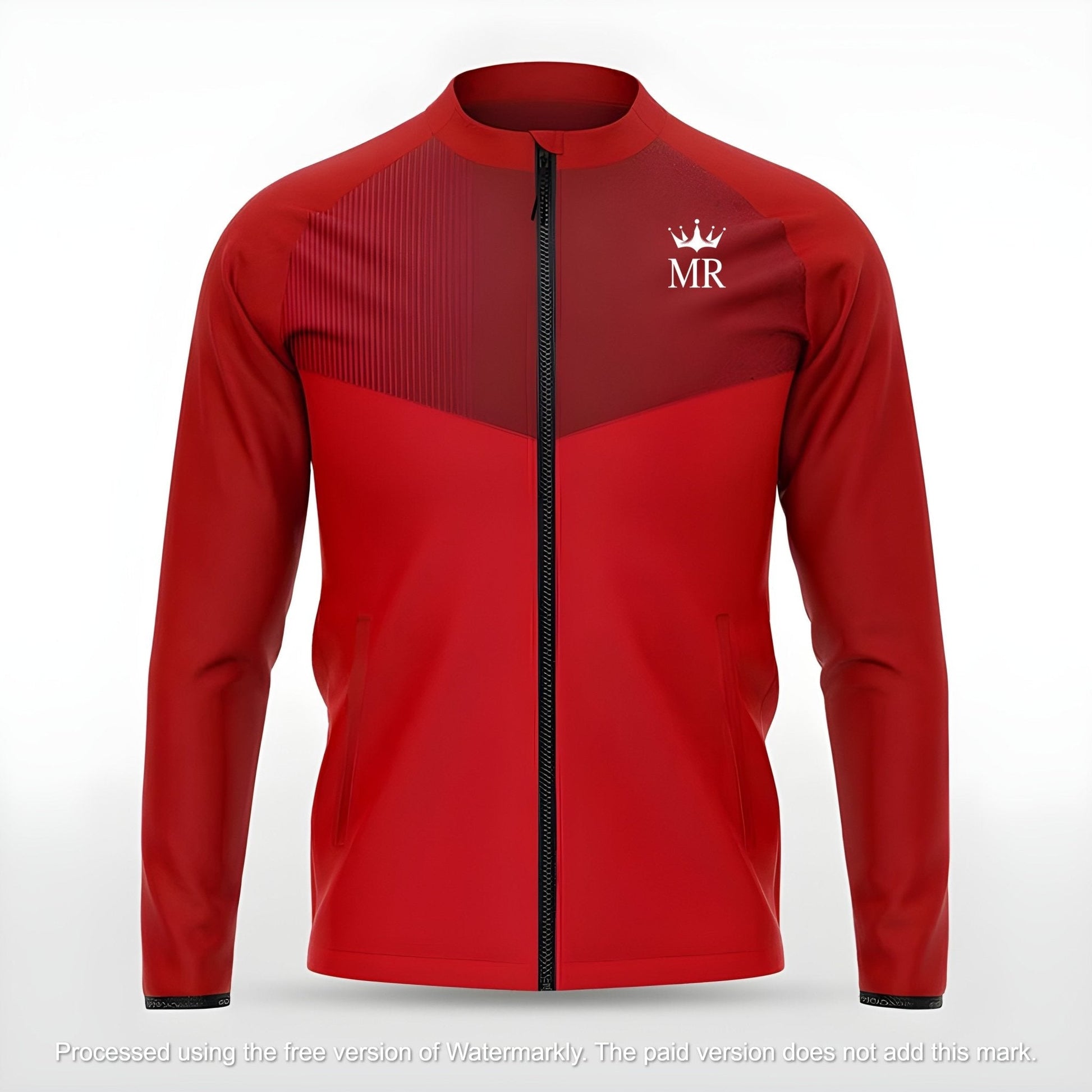 Rote Trainingsjacke - Trend Sportswear