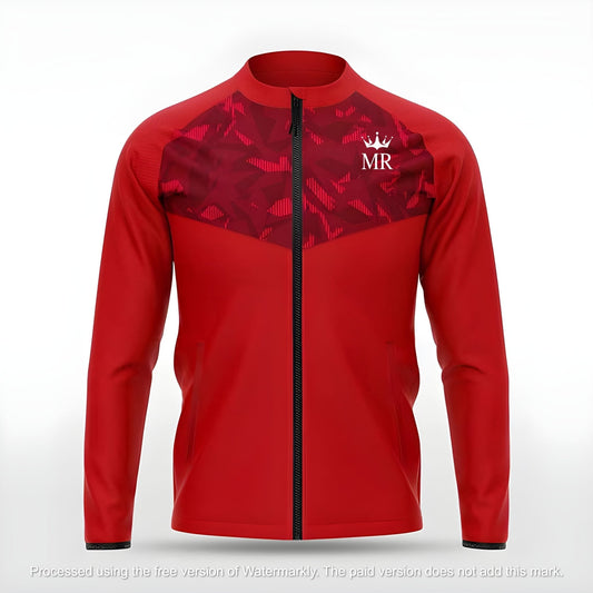 Rote Trainingsjacke - Trend Sportswear