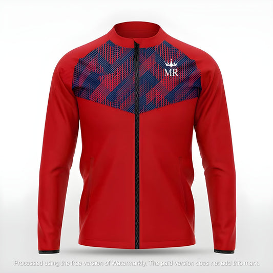 Rote Trainingsjacke - Trend Sportswear