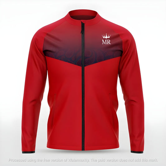 Rote Trainingsjacke - Trend Sportswear