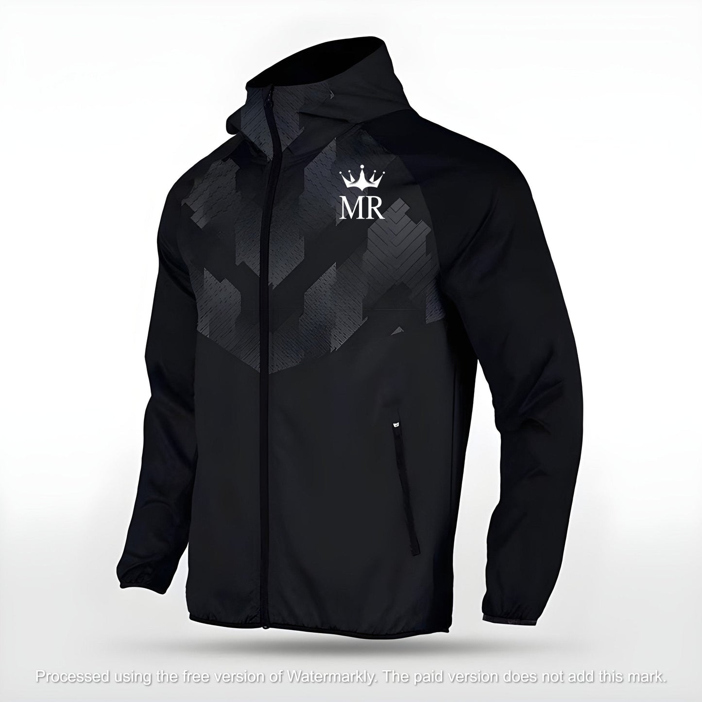 Schwarze Allwetterjacke - Trend Sportswear