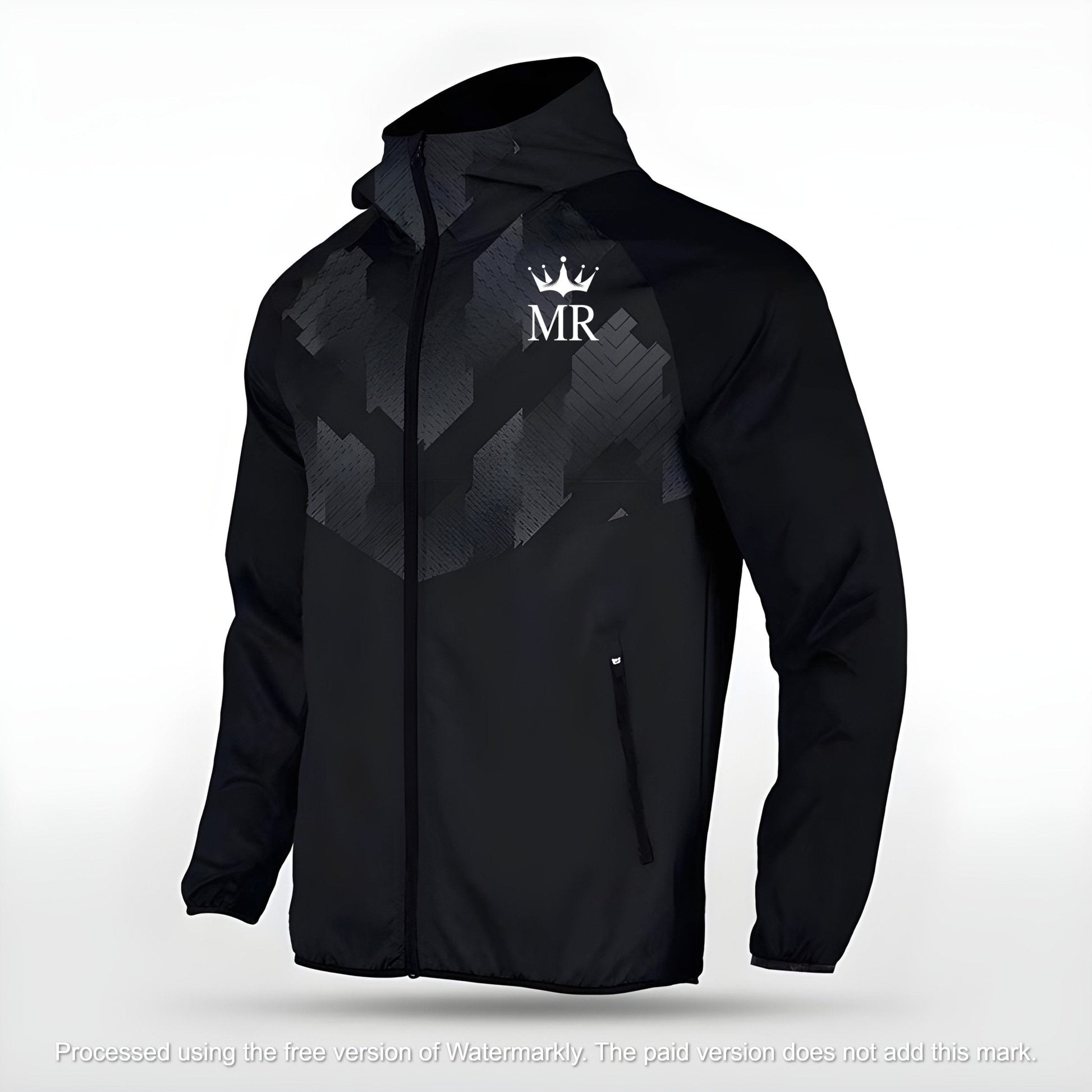 Schwarze Allwetterjacke - Trend Sportswear
