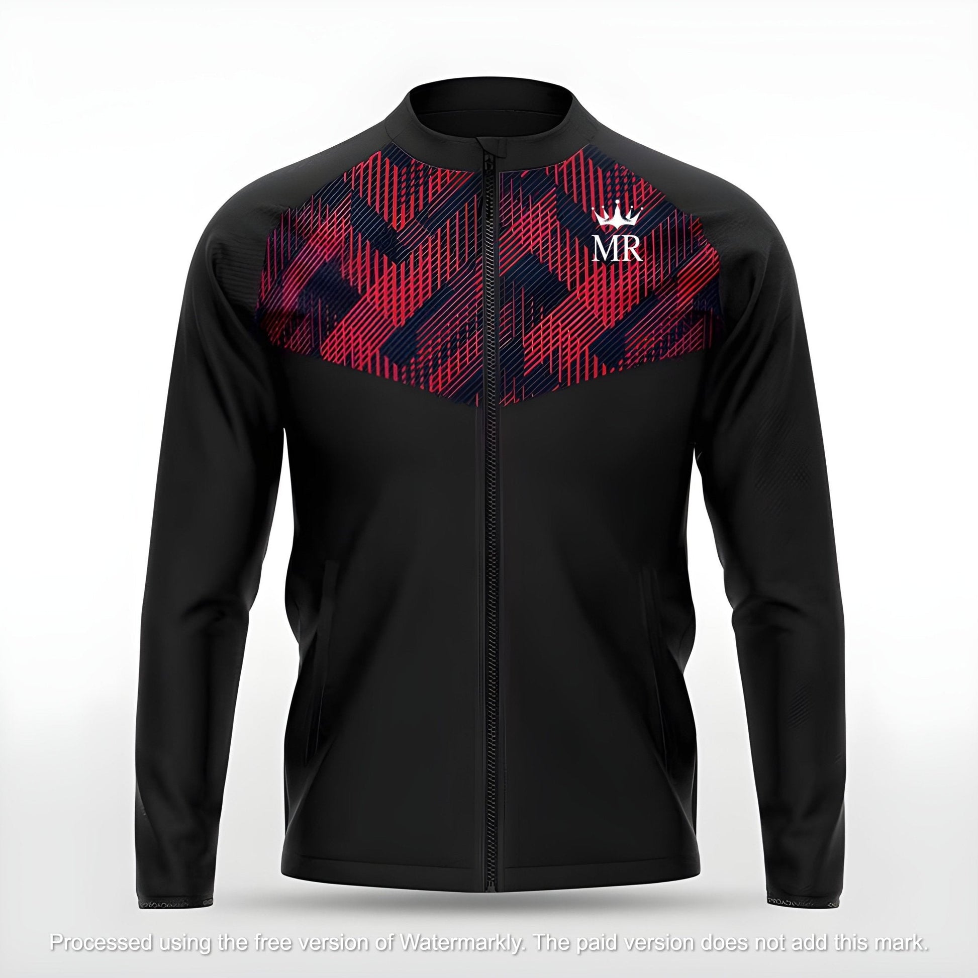 Schwarze Trainingsjacke - Trend Sportswear
