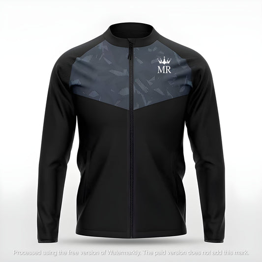 Schwarze Trainingsjacke - Trend Sportswear