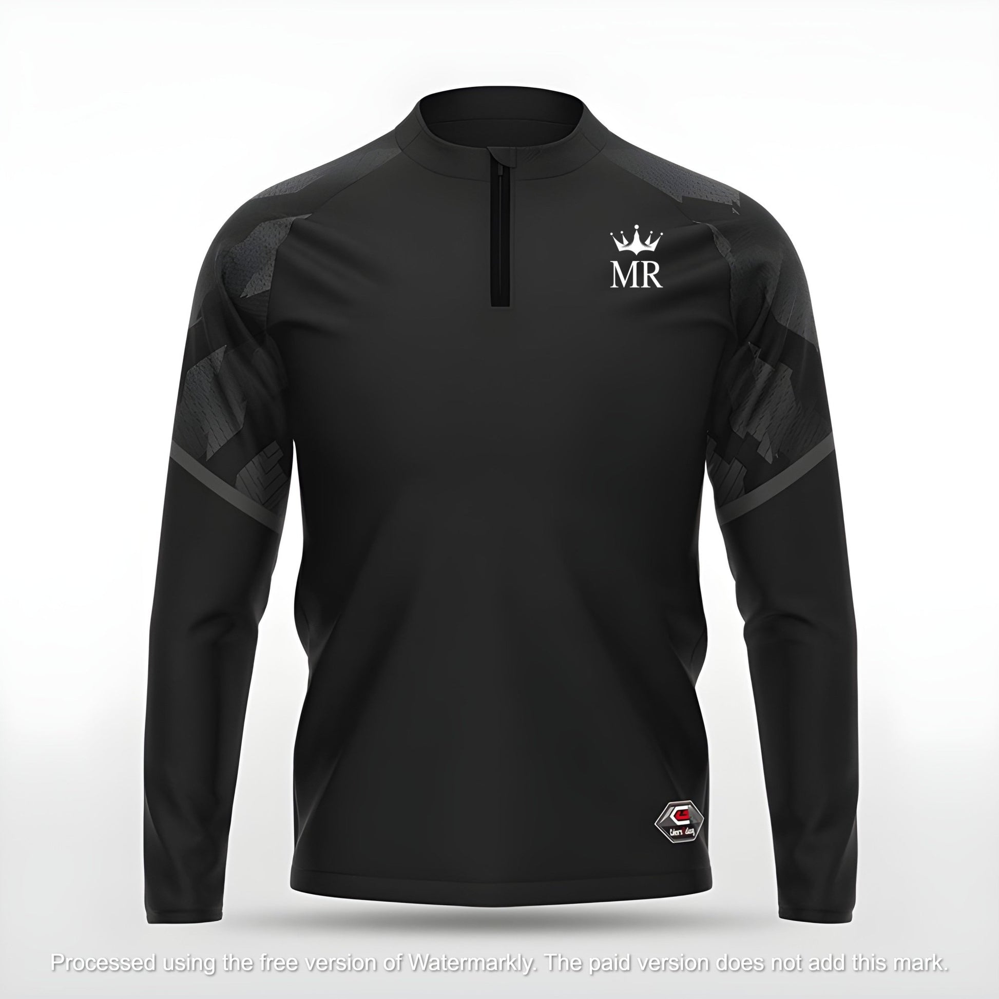 Schwarzes Sweatshirt - Trend Sportswear