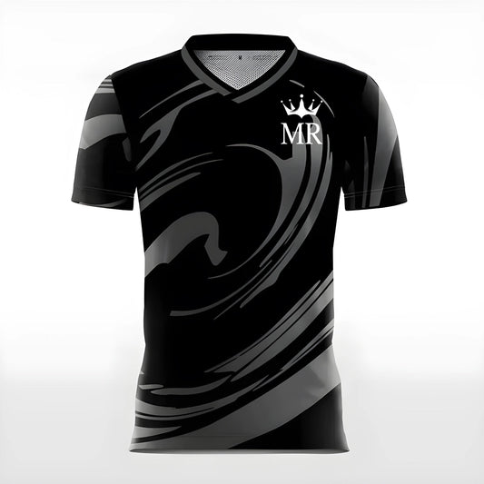 Schwarzes Trikot - Trend Sportswear