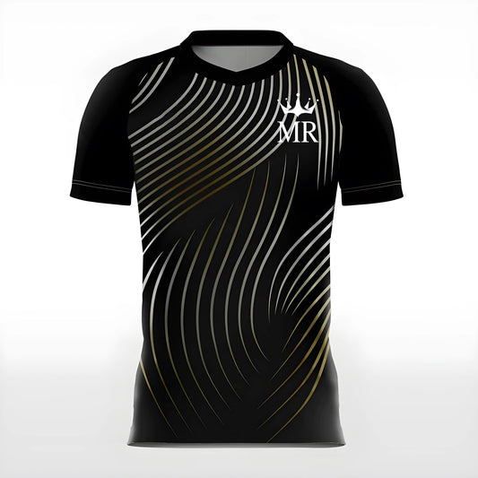 Schwarzes Trikot - Trend Sportswear