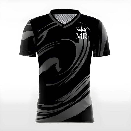 Schwarzes Trikot - Trend Sportswear