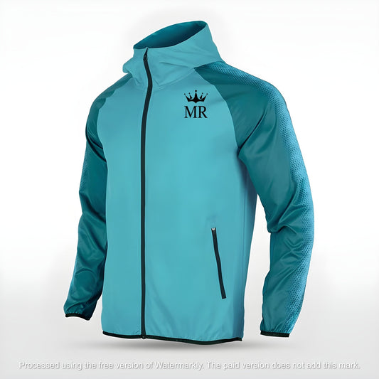Türkise Allwetterjacke - Trend Sportswear