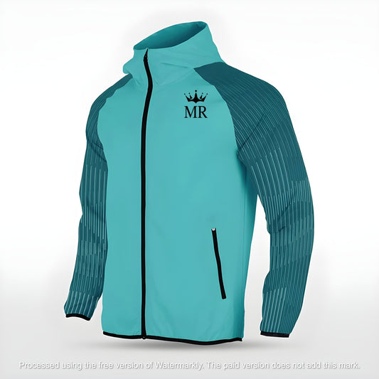 Türkise Allwetterjacke - Trend Sportswear