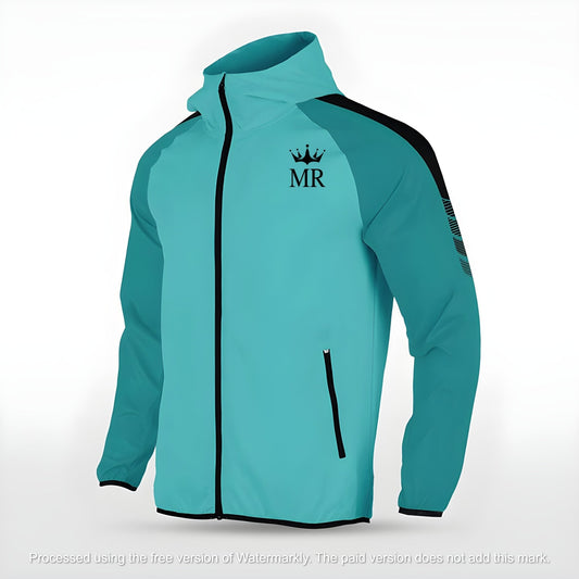 Türkise Allwetterjacke - Trend Sportswear