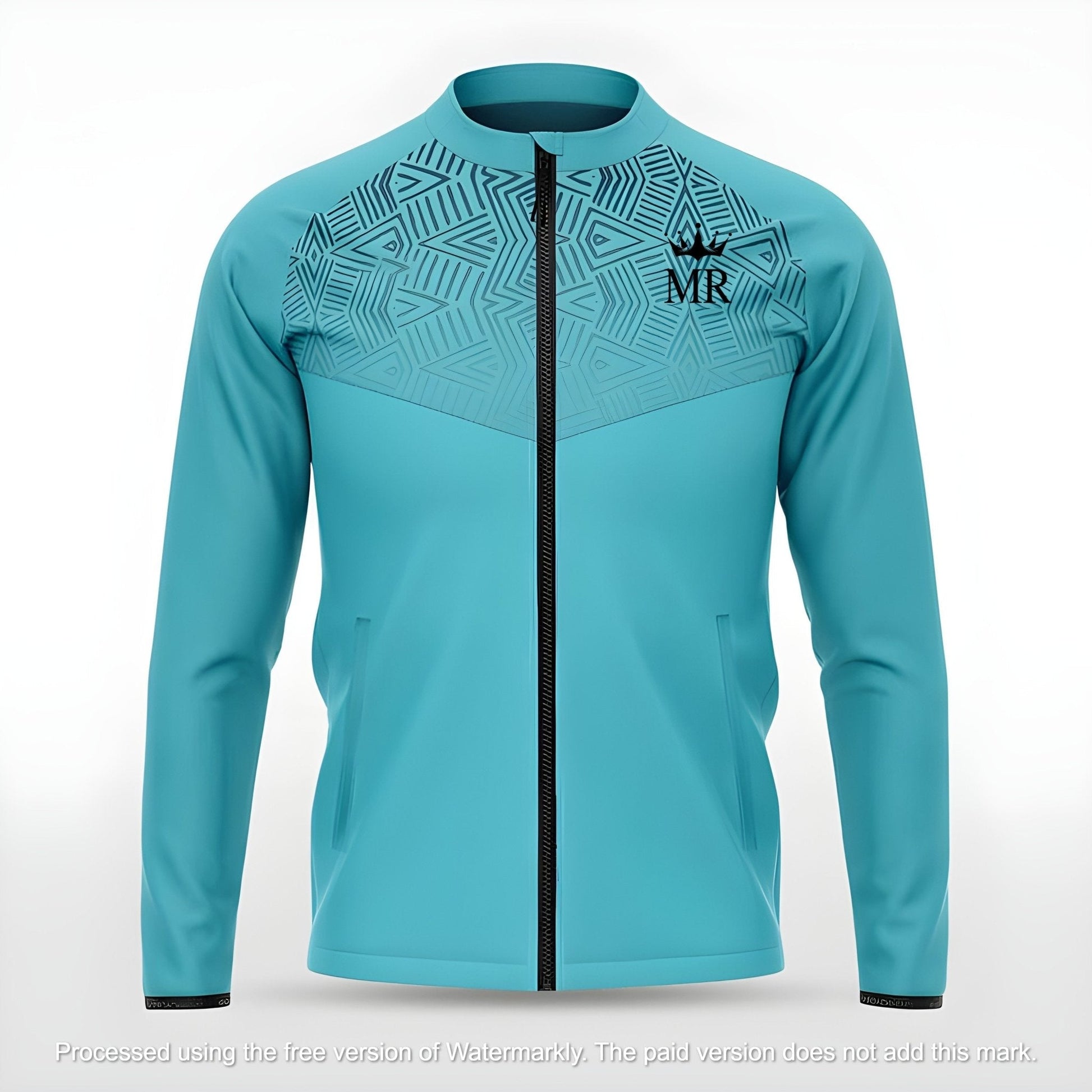 Türkise Trainingsjacke - Trend Sportswear