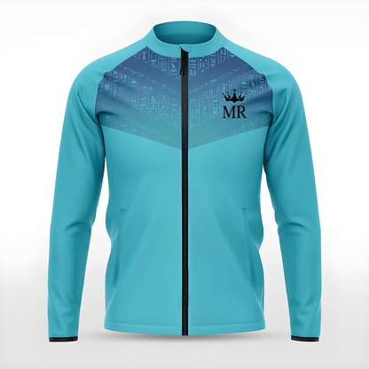 Türkise Trainingsjacke - Trend Sportswear
