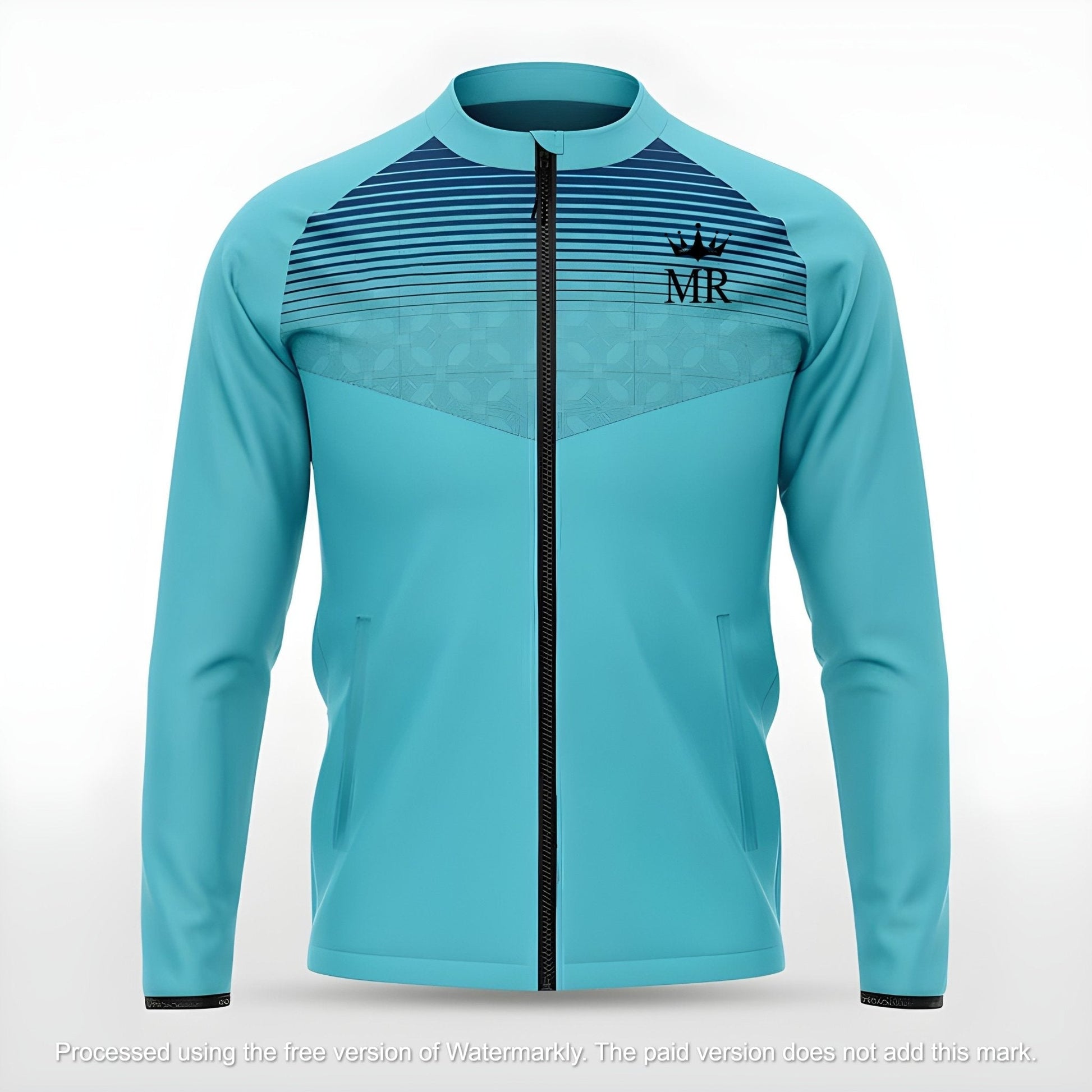 Türkise Trainingsjacke - Trend Sportswear