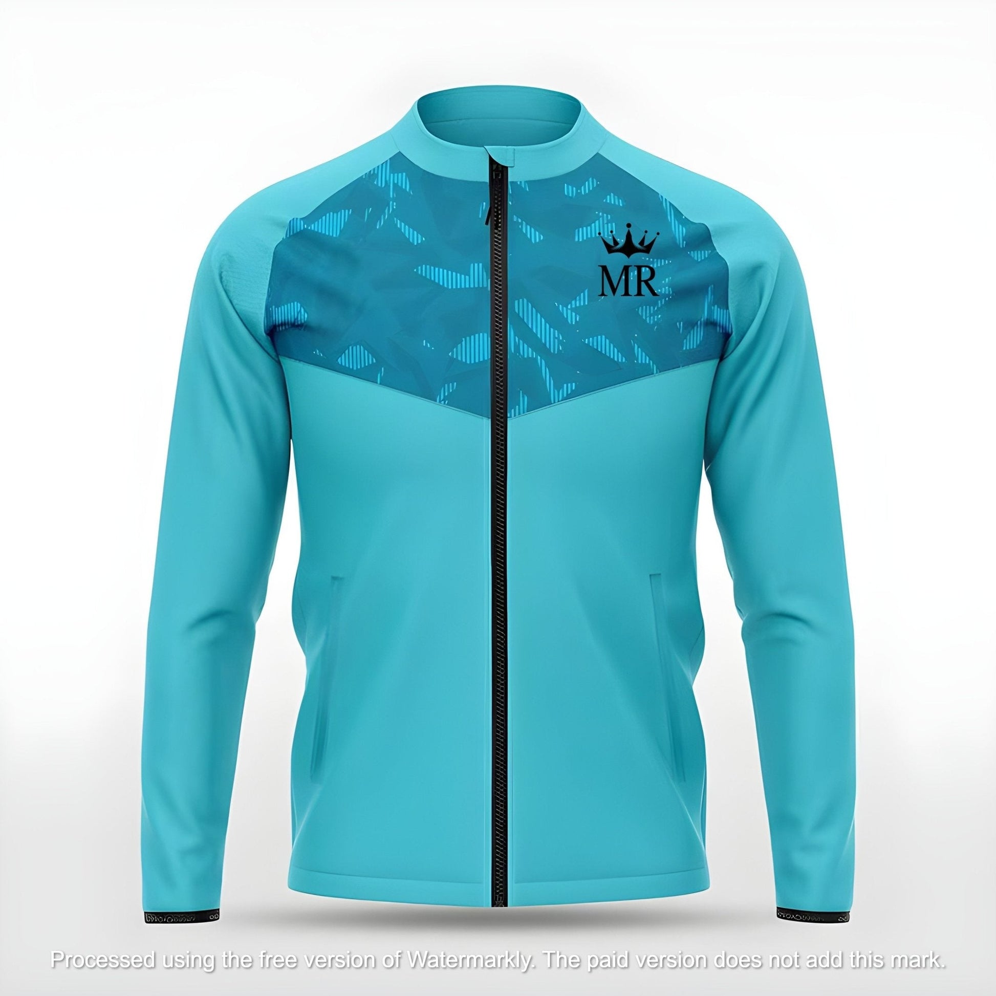 Türkise Trainingsjacke - Trend Sportswear